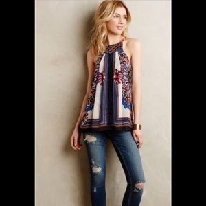 Floral pattern halter top